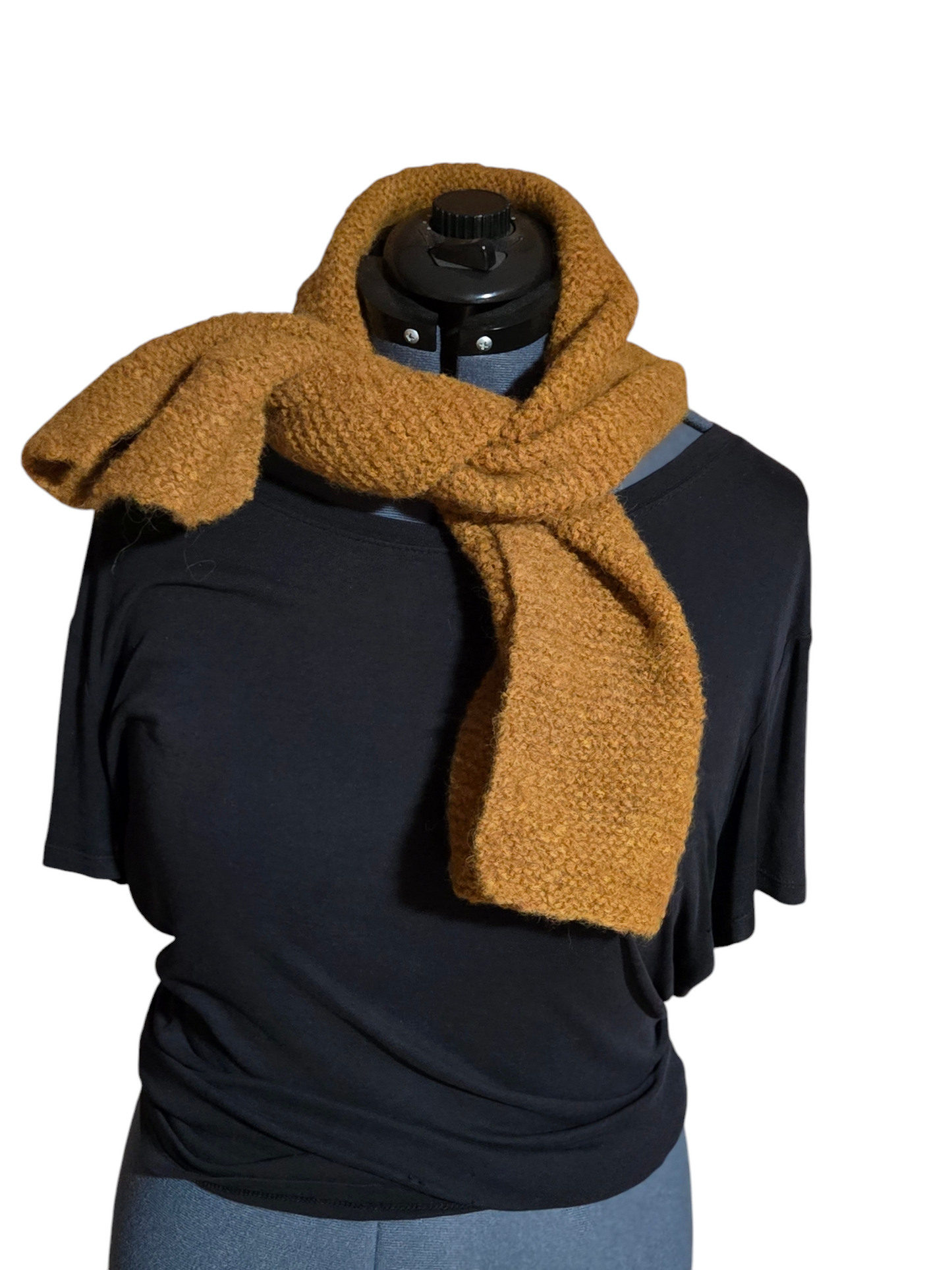 Mustard yellow scarf