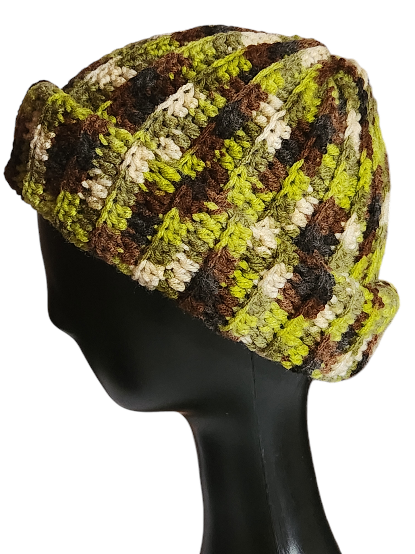 Crocheted Cuffed Hat