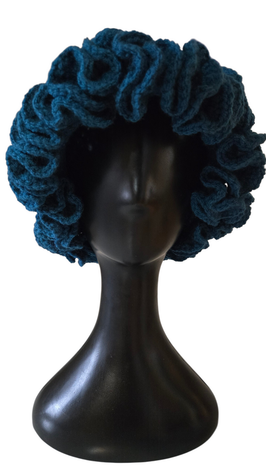 Crochet Ruffle Hat