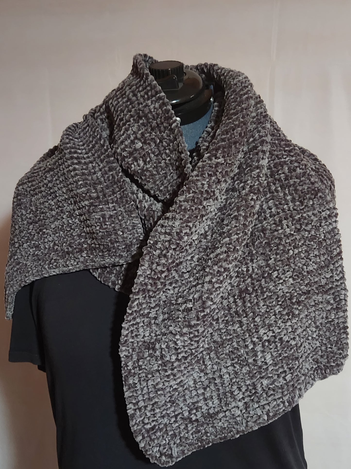 Oversized Grey Scarf